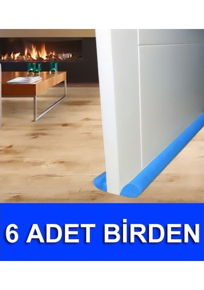 6 Adet Çift Taraflı Kapı Altı Rüzgar Önleyici Izolasyon Tozluk
