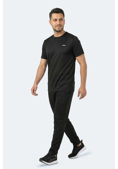 Slazenger Kayda Erkek Siyah Tişört