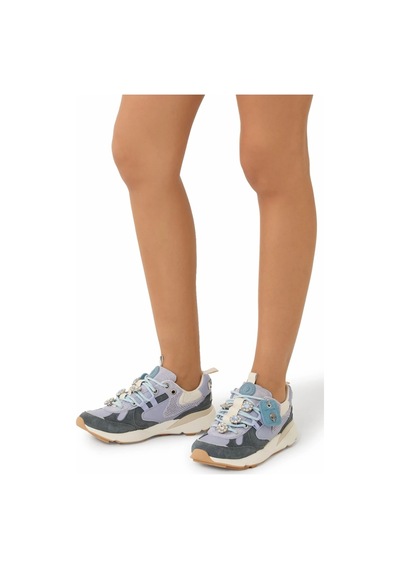 Kurt Geiger Kurt Runner Süet Lüks Tasarım Kadın Sneaker Mor