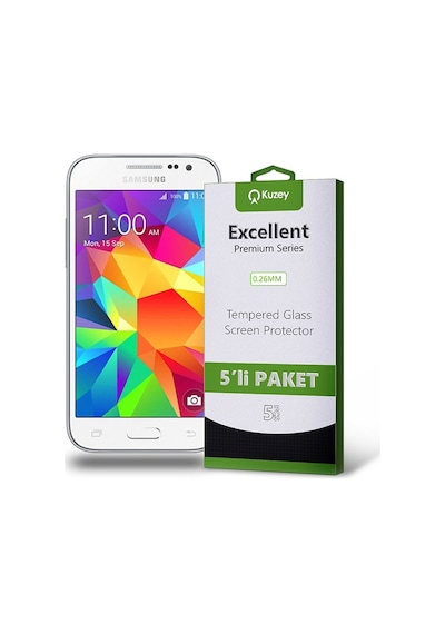 Samsung Uyumlu Galaxy Core Prime Koruyucu Cam 5 Adet Ekonomik Paket (554887186) 20 Tl Fark Ile Apple  iPhone Hızlı Şarj Kablosu