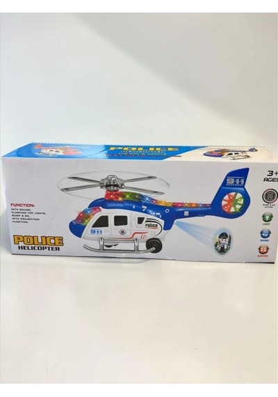 Mey İthalat 8814 Sesli Işıklı Çarp Dön Helikopter-krs