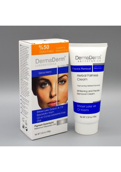 Dermaderm Bitkisel Cilt Beyazlatıcı Gece Leke Kremi 100 G