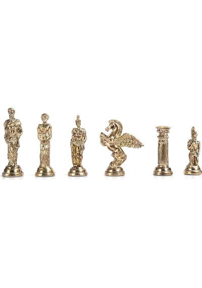 Gifthome Metal Satranç Takımı-seti battal pegasus parlak sedefli
