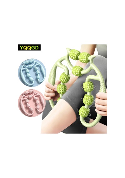 9 Tekerlekli Yoga Fitness Silindiri Roller Çok Renkli