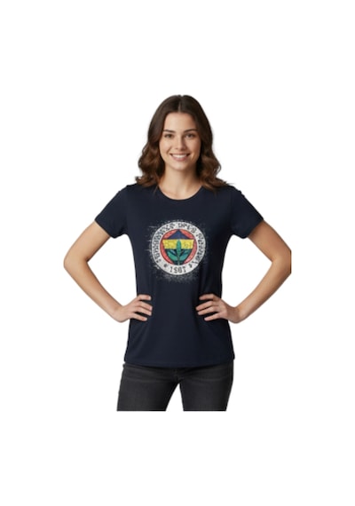 Fenerium Fenerbahçe Tribün Frozen Kadınlacivert Tshirt Lacivert