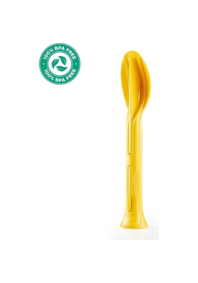 Combo 3 In 1 Çatal Kaşık Set Sarı Sarı