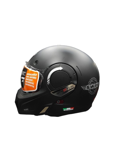 Sway Sw 907 Stratos 180 Çene Açılır Motosiklet Kaskı Beyaz