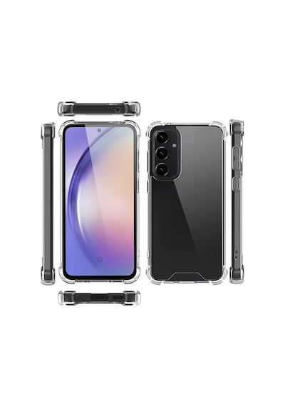 Zore Galaxy S24 Fe Uyumlu Kılıf Msra Nitro Anti Shock Silikon-şeffaf Şeffaf