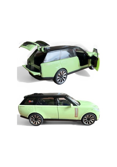 Range Rover Yeni Kasa Işıklı Sesli Abs Kaliteli Oyuncak Araba Yeni Model 20 Cm Yeşil Diğer