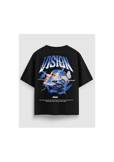 Yolo Street Vısıon Tasarım Baskılı Siyah Oversize Tişört %100 Pamuk Unisex Premium Streetwear Siyah3 Yolo Street Vısıon Tasarım Baskılı Siyah Oversize Tişört %100 Pamuk Unisex Premium Streetwear Siyah3