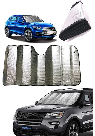 Suv Ve Geniş Araba Ön Cam Güneşliği 150 X 70 Cm