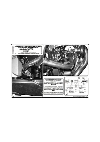 Kappa Kn453 Honda Cb 600f Hornet 0713 Koruma Demırı