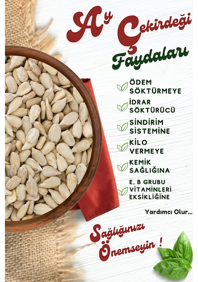 Yörelerine Özgü Hasat Diyet Dostu Vegan Tuzsuz Çiğ İç Çekirdek Avantajlı Set 500gr.