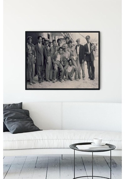 Eski Beyefendiler Nostaljik Çerçeveli Tablo 2 30 X 40cm