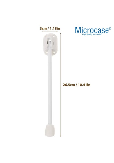 Microcase 25 Cm Metal Katlanabilir Masa Ve Sehpa Ayak Takımı 4 Adet - Al5058 Siyah