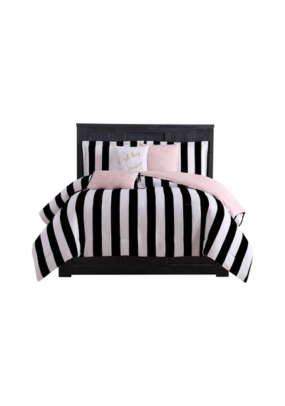 Jyz010171 Cabana Çizgili 6 Parça Ters Çevrilebilir Set Canaba Çizgili Siyah Genel