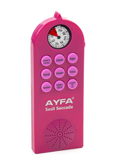 Namaz Hocası Sesli Seccade Seti - Pembe