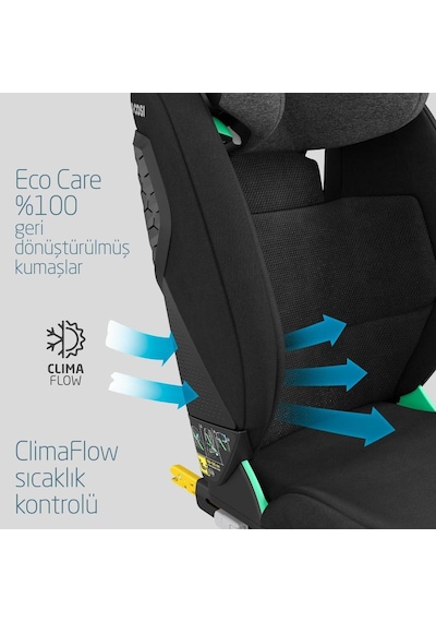 Maxi-Cosi Rodifix Pro I-Size Isofix'li 15-36 kg Çocuk Oto Koltuğu Authentic Black