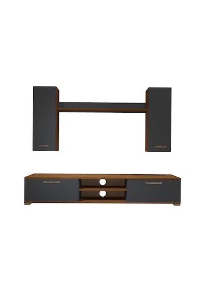 Decoraktiv Eko 7 Mdf Dvd Tv Ünitesi Tv Sehpası Ceviz - Antrasit