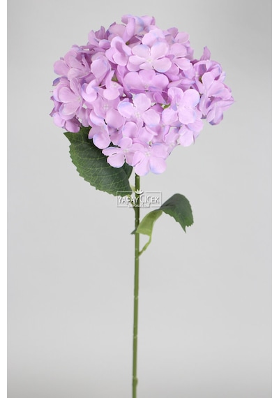 Yapay Koca Kafa Ortanca Dalı 60 Cm Lila