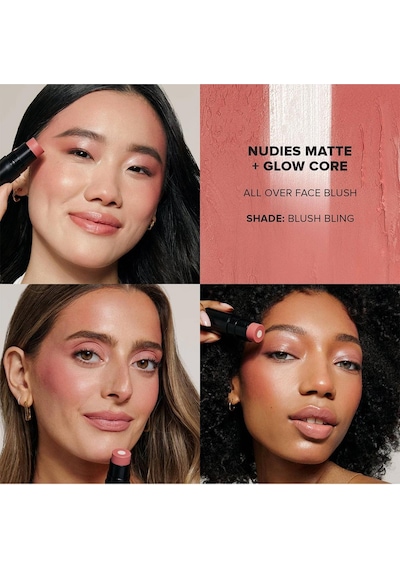 Nudestix Yanak + Göz + Dudak Renklendirici Işıltılı Stick Blush Bling 6gr Blush Bling
