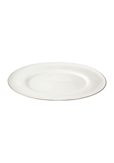 Jumbo 60 Parça Star Yemek Takımı Gold Altın - Beyaz