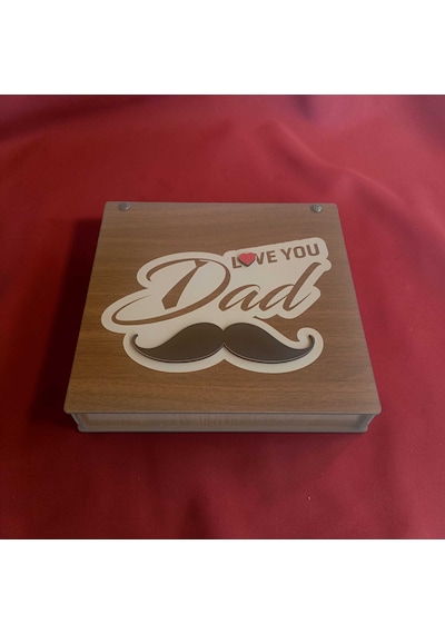 Love You Dad Figürlü Çikolata