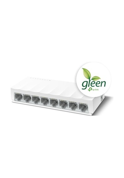 8 Port 10-100 Mbps Switch, Plastik Kasa İle Dayanıklı Tasarım