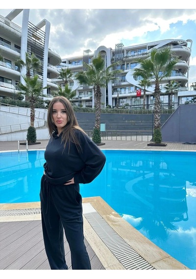 Fast Perry Sweat Siyah Pantolon Takımı Çok Renkli
