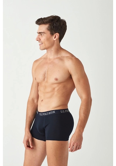 U.S. Polo Assn. Erkek Lacivert Tekli Boxer Çok Renkli