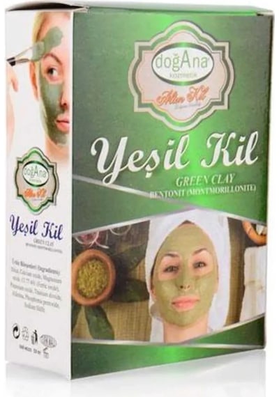 Tedar Yeşil Kil Öğütülmüş Doğal Saf Naturel 250 Gr Najmaddin