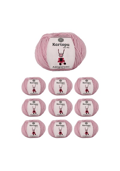 10 Adet Amigurumi El Örgü İpi 50gr 768 Çok Renkli