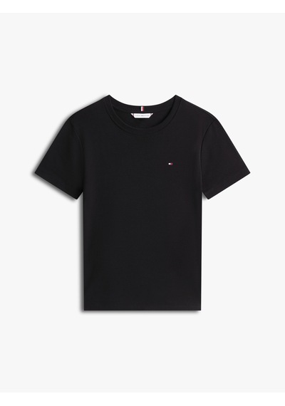 Tommy Hilfiger Slım Cody C-nk S/s Tee Kadın Siyah T-shirt - Ww0ww40587