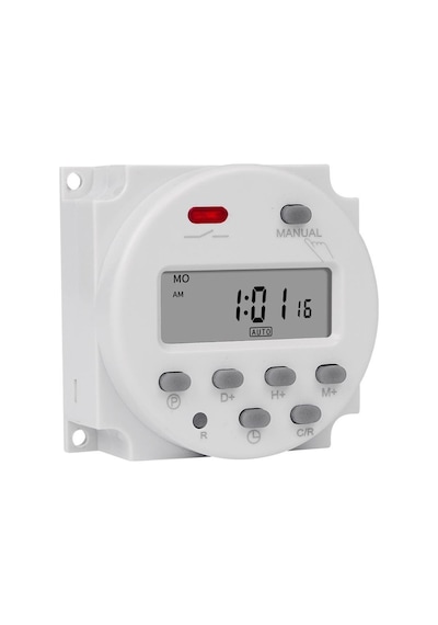 CN101A Programlanabilir Gecikmeli Haftalık 220 Volt Zaman Rölesi