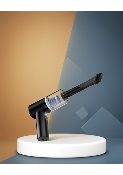 Mini Şarjlı Araç Süpürgesi 120w Motor, 5500pa Vakum Emiş, Yıkanabilir Filtre