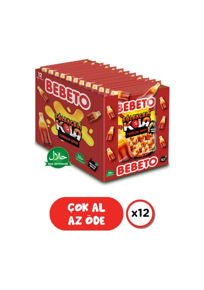 Eğlenceli Kola 80 Gr. Jelly 12'li Paket