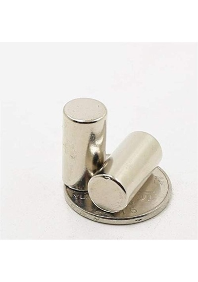 8 Adet 10x20 Mm Yuvarlak Güçlü Neodyum Mıknatıs Çap 10 Mm Kalınlık 20 Mm