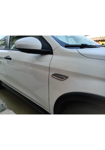 Nova Krom Fiat Egea Sinyal Çerçevesi Paslanmaz Krom 2015-2024 Mat