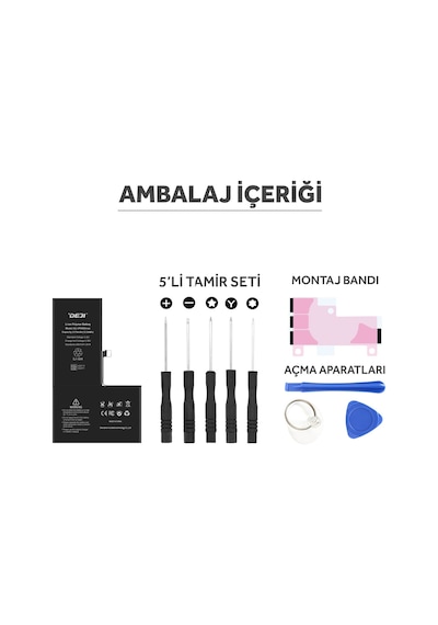 Apple Uyumlu iPhone XS Max Batarya Mucize Batarya Deji Normal Kapasite