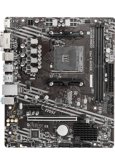 MSI B550M-A PRO AMD B550 4600 MHz (OC) DR4 Soket AM4 mATX Anakart