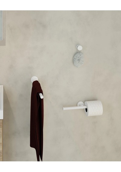 Tecno White Askı, 3.5cm - Mat Beyaz Mat Beyaz