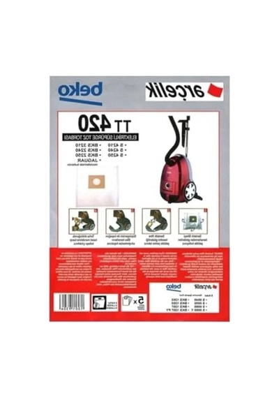 Süpürge Toz Torbası, 5 Adet Paket İçeriği İle