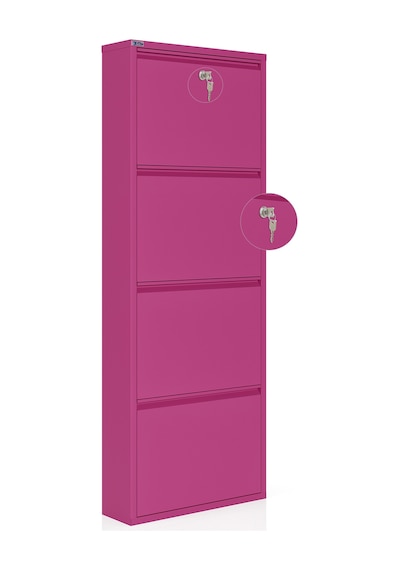 Ceha Kilitli 4'lü Metal Ayakkabılık Pembe - K.AYK-4 /AB4010/KL Pembe Ceha Kilitli 4'lü Metal Ayakkabılık Pembe - K.AYK-4 /AB4010/KL Pembe