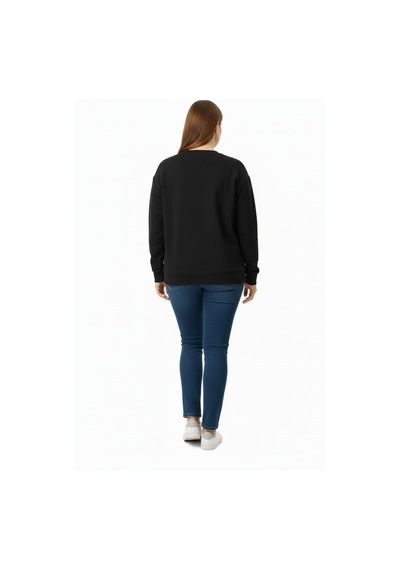 Faik Sönmez Kadın Sweatshirt Uw26swt007 Siyah