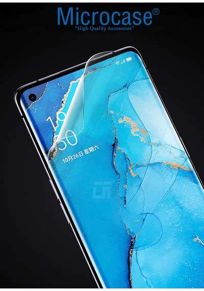 Microcase Oppo Find X2 Full Koruma Curved 3D Pet Film