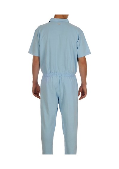 Caretex EH-39 Bacak Fermuarlı Alzheimer Erkek Hasta Tulumu M
