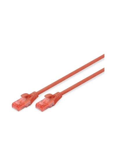 Dıgıtus 1metre Cat6 Utp Dk-1617-010/r Kırmızı Patch Kablo 10'lu Paket