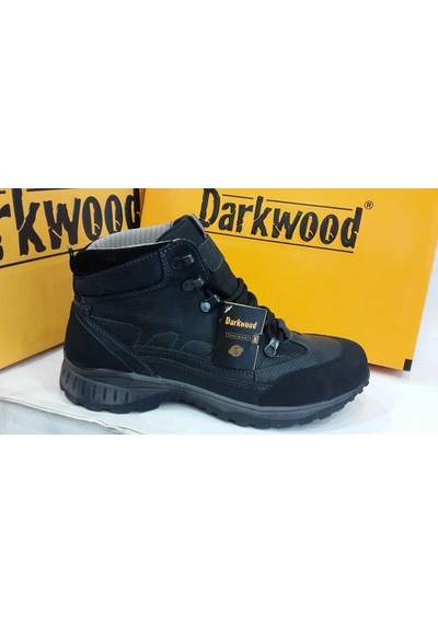 Darkwood 3530 Siyah Trekking Yağlı Deri Su Geçirmez Waterproof Siyah