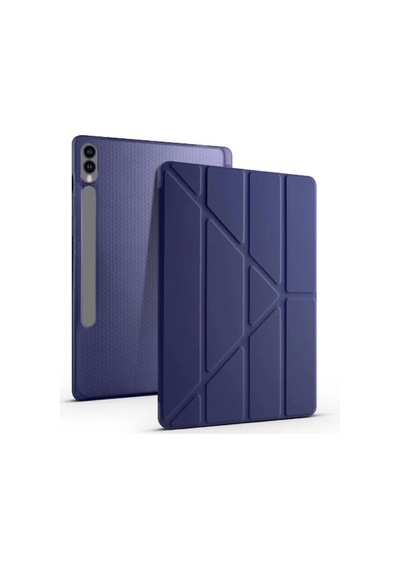 Galaxy Uyumlu Tab S10 Plus Kılıf Redclick Tri Folding Kalem Bölmeli Standlı Kılıf Kılıf