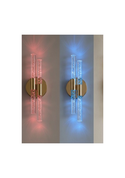 Bubbleflux Dubble Small 31 Cm Modern Tasarım Led Aplik - Duvar Lambası - Siyah - Elektrikli - Rgb Kumandalı Siyah Rgb Elektrikli Kumandalı